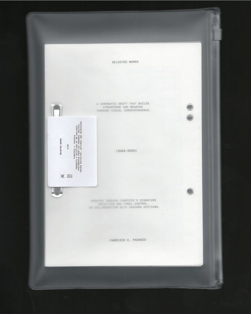 'Selected Works' x Fabrizio H. Pacheco